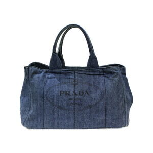 PRADA Canapa Denim Handbag Classic